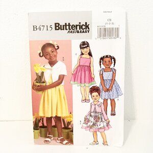 Butterick Sewing Pattern B4715